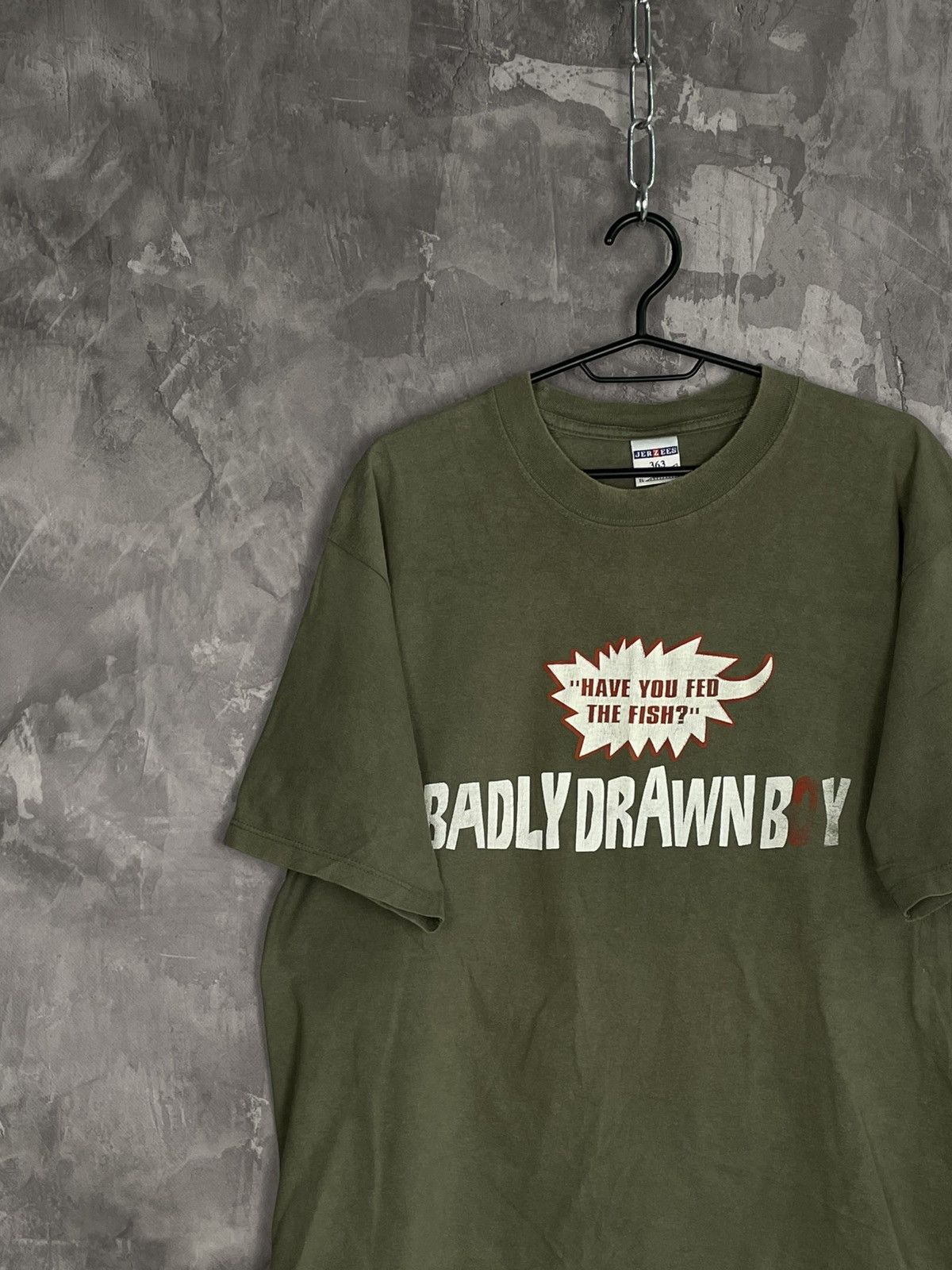 Band Tees Rare! Vintage 90s Badly Drawn Boy T Shirt Tour Tee Size US XL / EU 56 / 4 - 4 Thumbnail