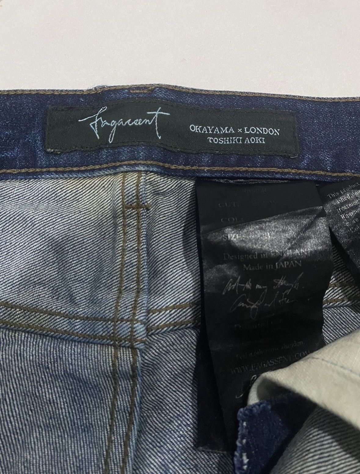 Fagassent Toshiki Aoki 🔥 Fagassent Toshiki Aoki RIPPED PATCHWORK DISTRESSED DENIM Size US 33 - 10 Thumbnail