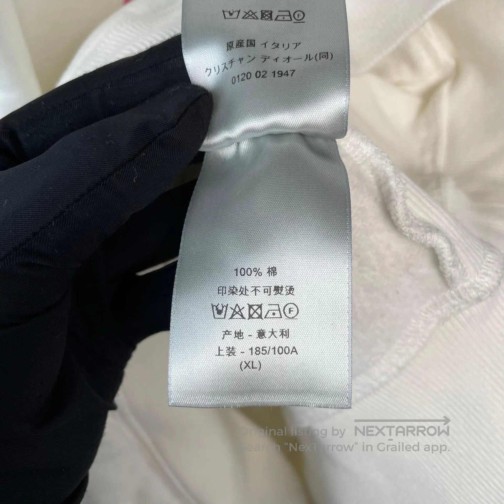 Dior Dior White New Rainbow Letter Logo Hooded Sweatshirt| Size US XL / EU 56 / 4 - 7 Thumbnail