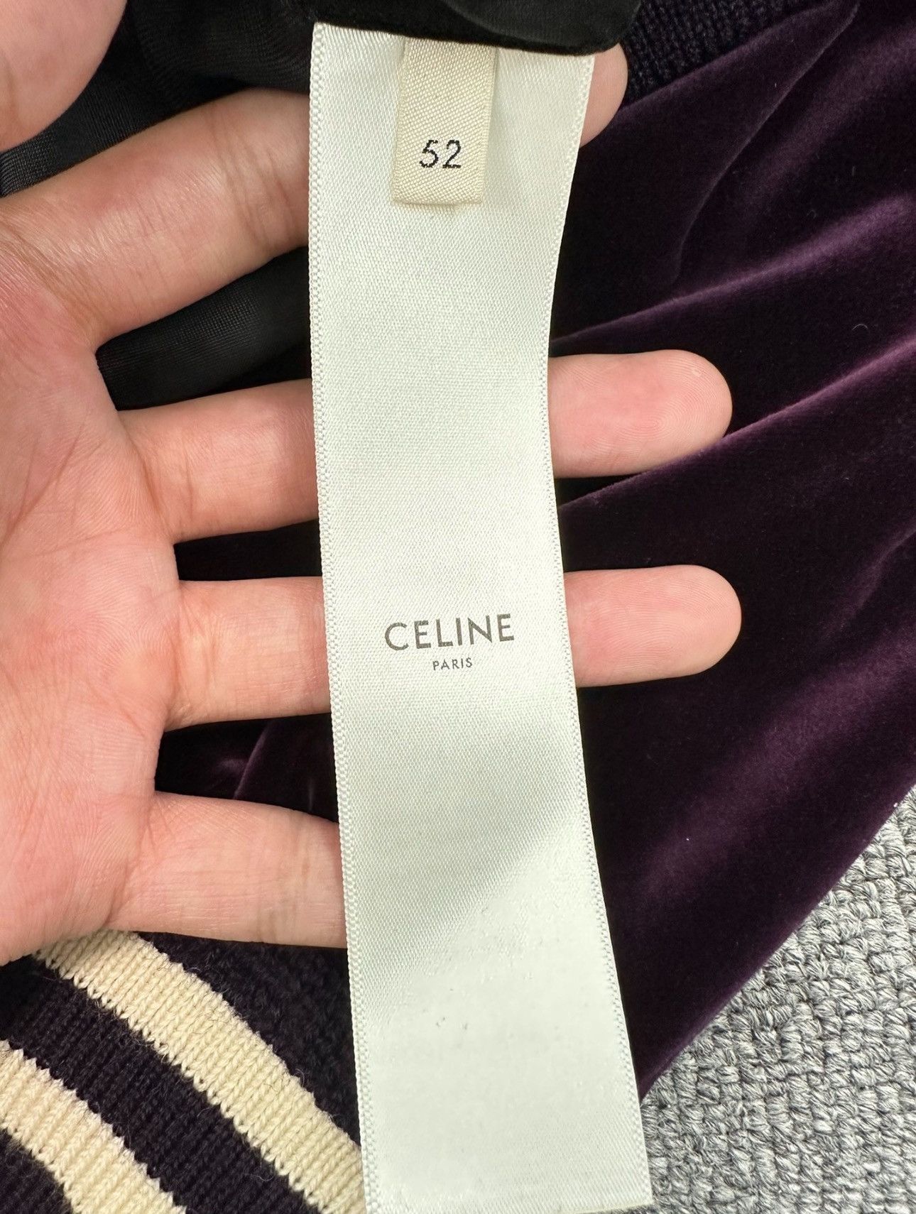 Celine *RARE* Celine FW20 Purple Teddy Jacket Size US L / EU 52-54 / 3 - 7 Thumbnail