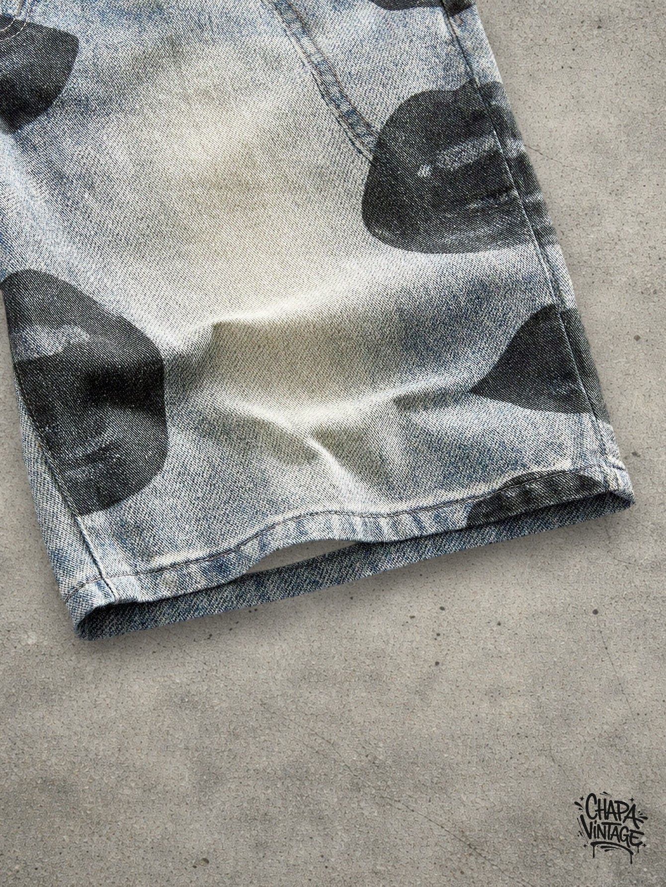 Japanese Brand Lip Print jeans shorts Size US 32 / EU 48 - 3 Thumbnail