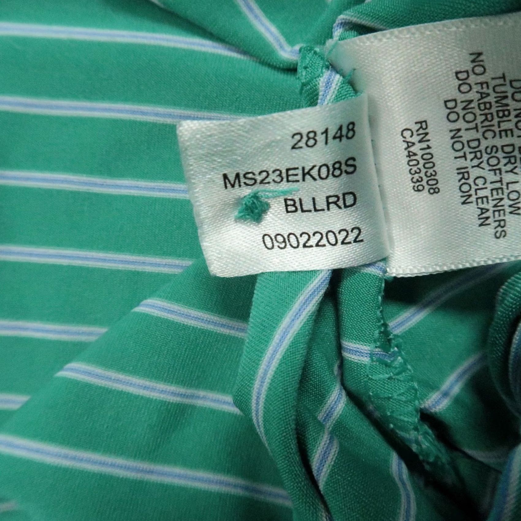 Peter Millar VINTAGE Peter Millar Shirt Mens XL Green Striped Polo Exercises? (Note: No additional text allowed) Size US XL / EU 56 / 4 - 6 Thumbnail