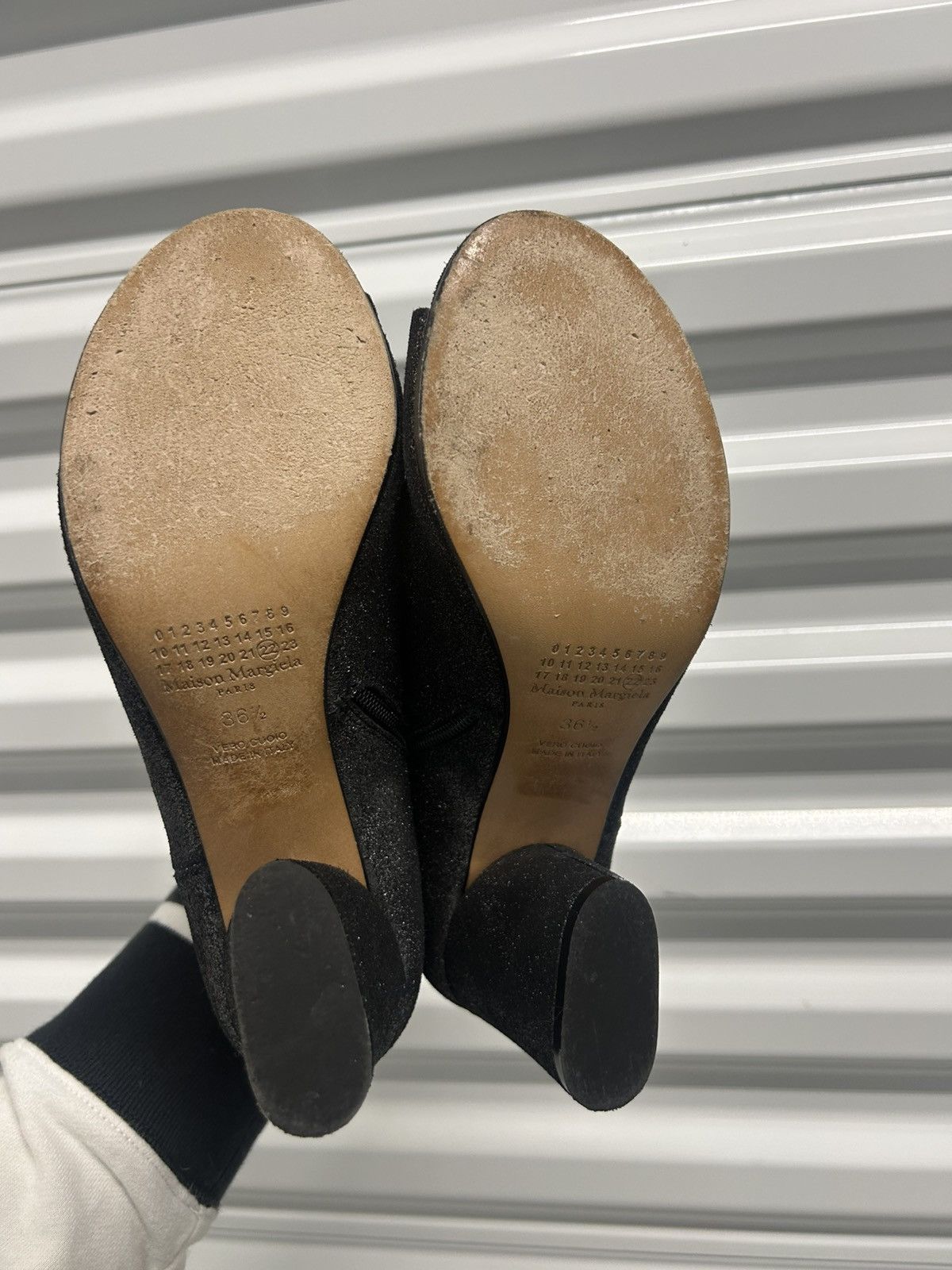 Maison Margiela Maison margiela Open Toes Glitter Heels Size US 6.5 / IT 36.5 - 6 Thumbnail