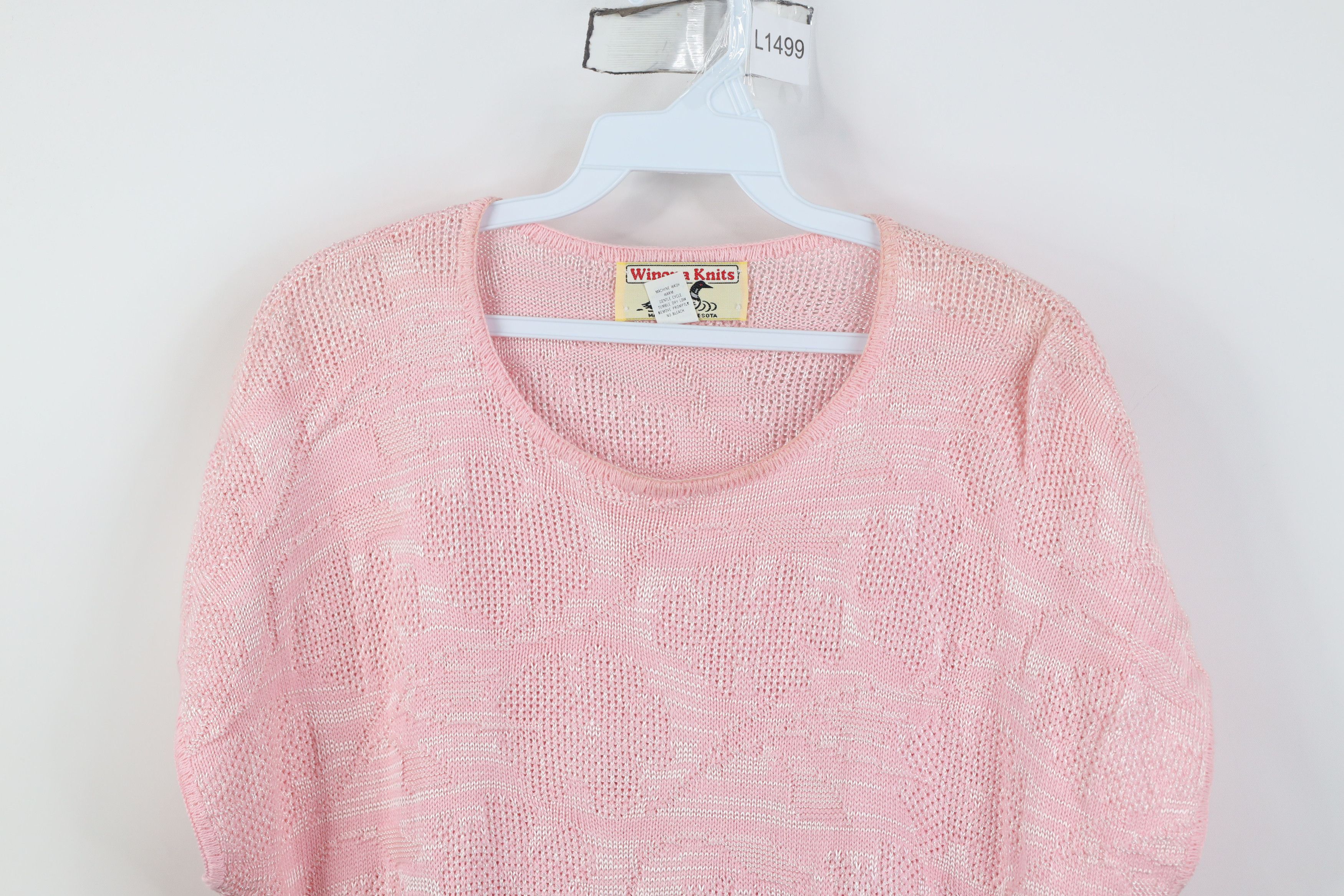 Vintage Vintage 80s 90s Fairy Kei Kawaii Flower Sweater Vest USA Size L / US 10 / IT 46 - 2 Thumbnail