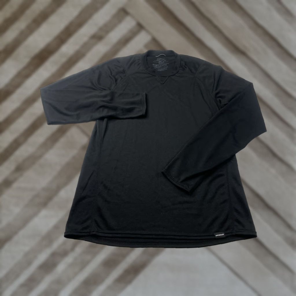 Patagonia Patagonia Men’s Capilene Midweight Baselayer Crew Long Sleeve Shirt Black M Size US M / EU 48-50 / 2 - 1 Thumbnail