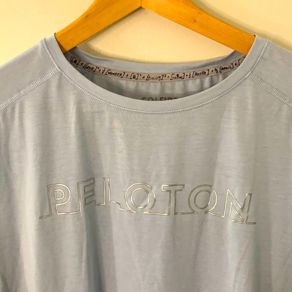 Designer SS RN - Solfire x Peleton - Lg - Lt Blue -81%poly14%Ctn5%el Size US L / EU 52-54 / 3 - 1 Thumbnail