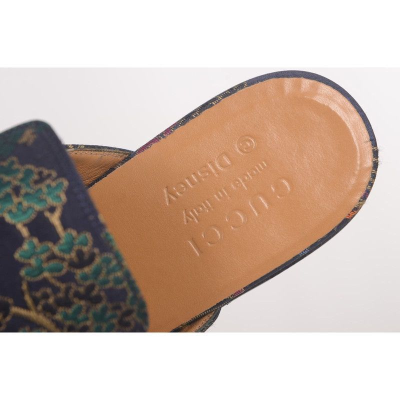 Gucci Gucci Floral Print Slip-On Flat Shoes - Size US 8.5 / EU 41-42 - 6 Thumbnail