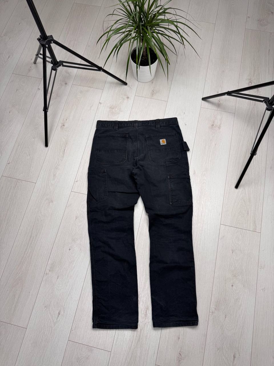 Carhartt Vintage carhartt workpants black cargo 36x32 Size US 32 / EU 48 - 1 Thumbnail