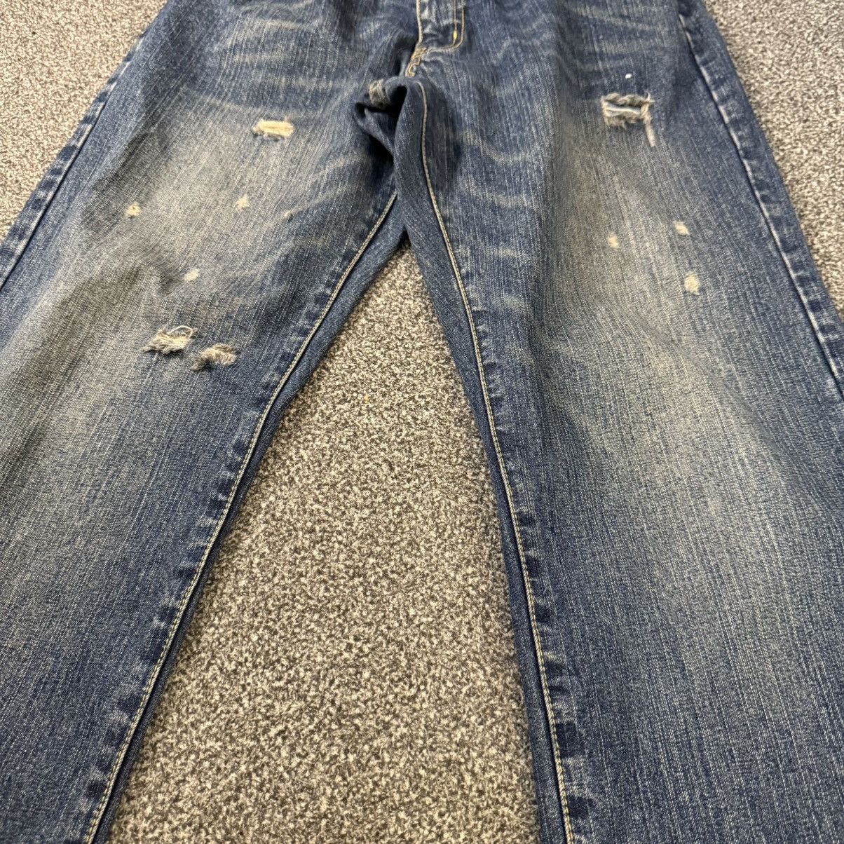 Japanese Brand 🔥🇯🇵 Vintage Bootcut Amore Puro Distressed Denim W30 L33 Size US 30 / EU 46 - 5 Thumbnail