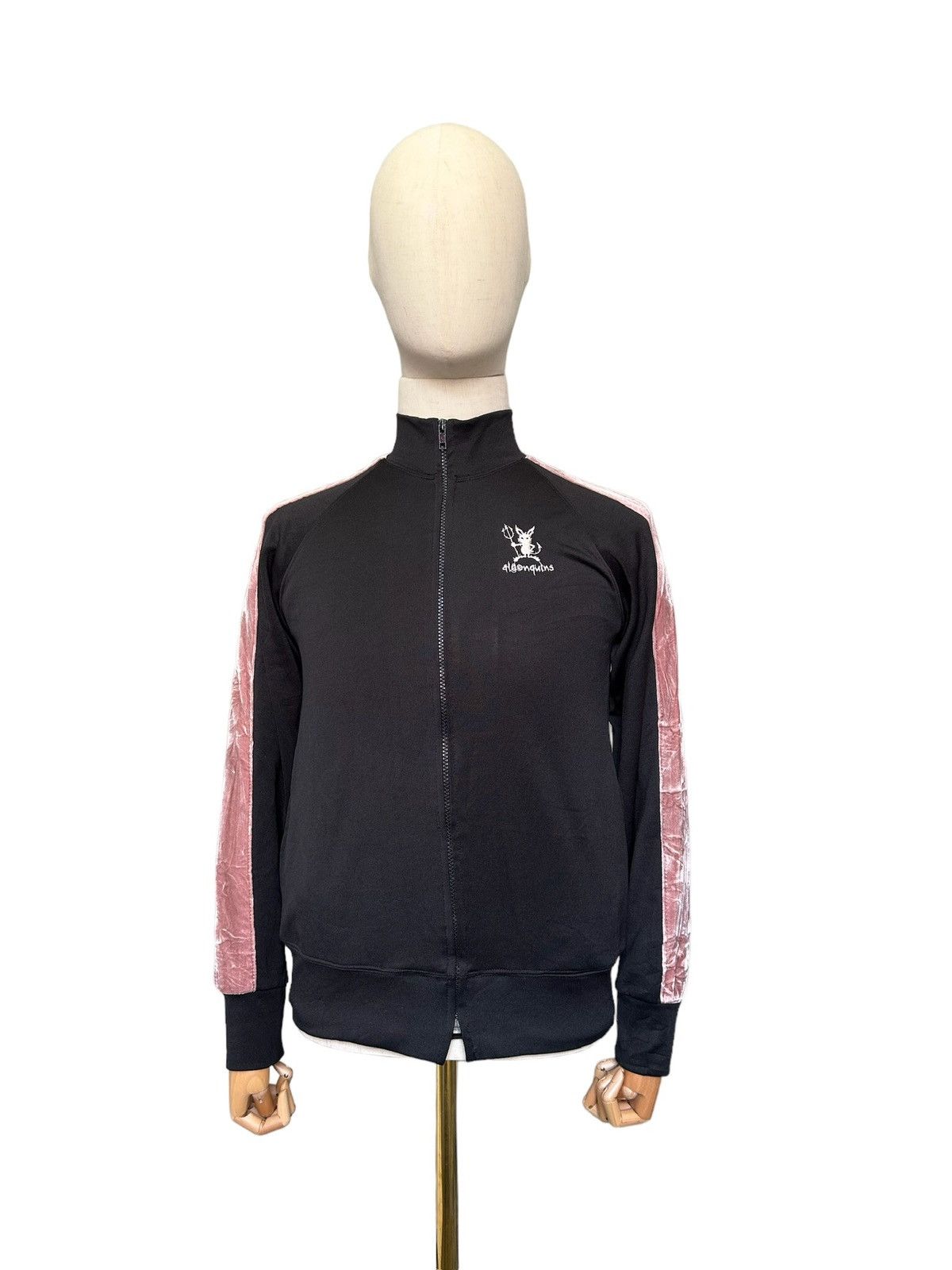 20471120 Early 2000's - Algonquins velour zipper jacket Size US M / EU 48-50 / 2 - 7 Thumbnail