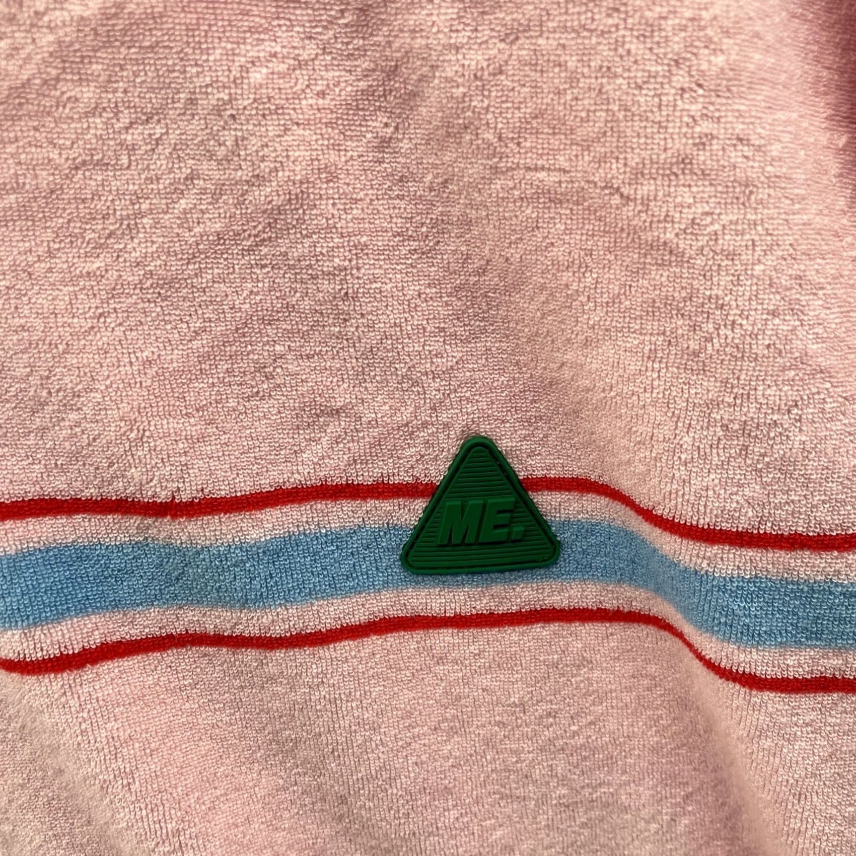 Vintage VINTAGE? Me Melody Ehsani Striped Terry Sweatshirt Womens L Pink Blue Oversized Pullover Sweatshirt Size L / US 10 / IT 46 - 5 Thumbnail