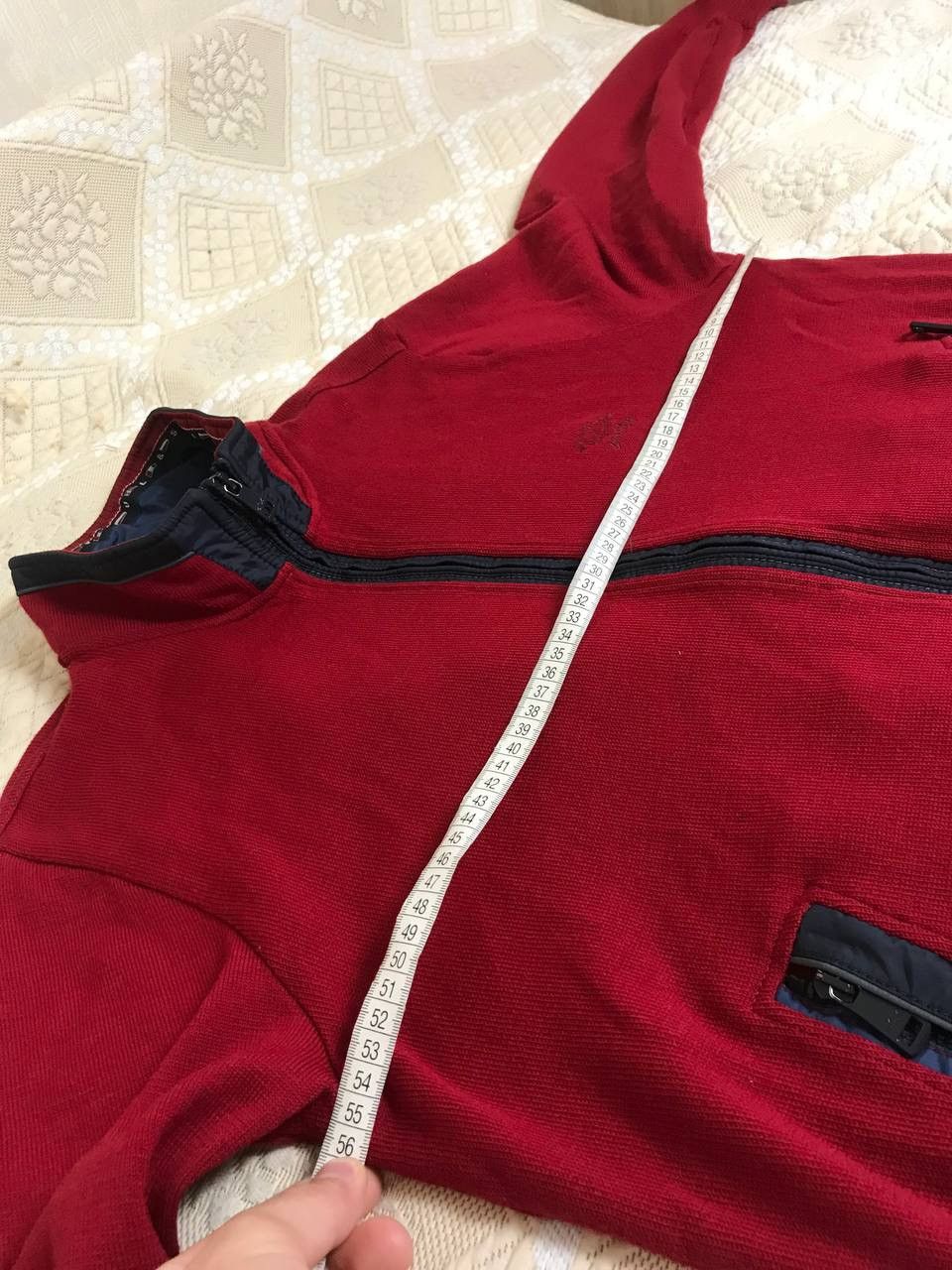 Paul & Shark 🔥 Paul Shark Yachting Wool Full Zip Sweater Pullover Logo Size US L / EU 52-54 / 3 - 16 Thumbnail