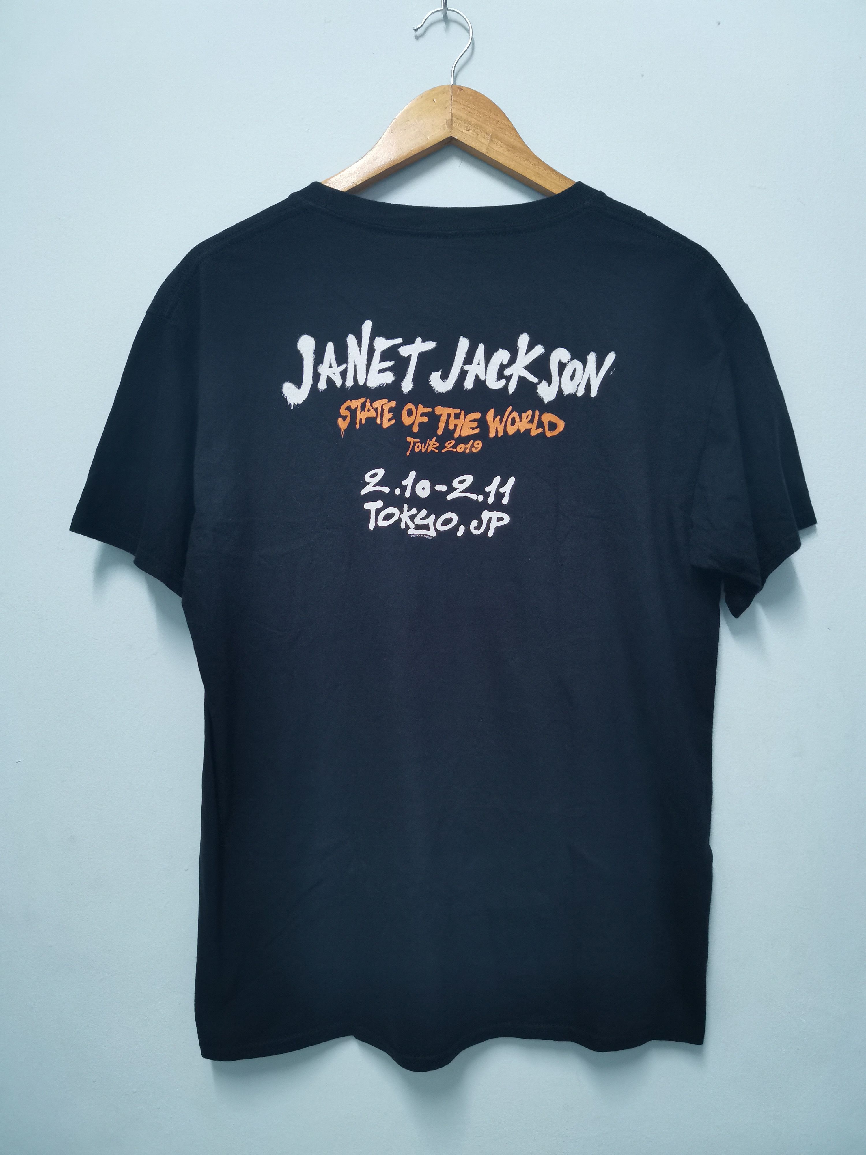 Band Tees Janet Jackson Tour 2019 Japan Tee State Of The World Size US L / EU 52-54 / 3 - 3 Thumbnail