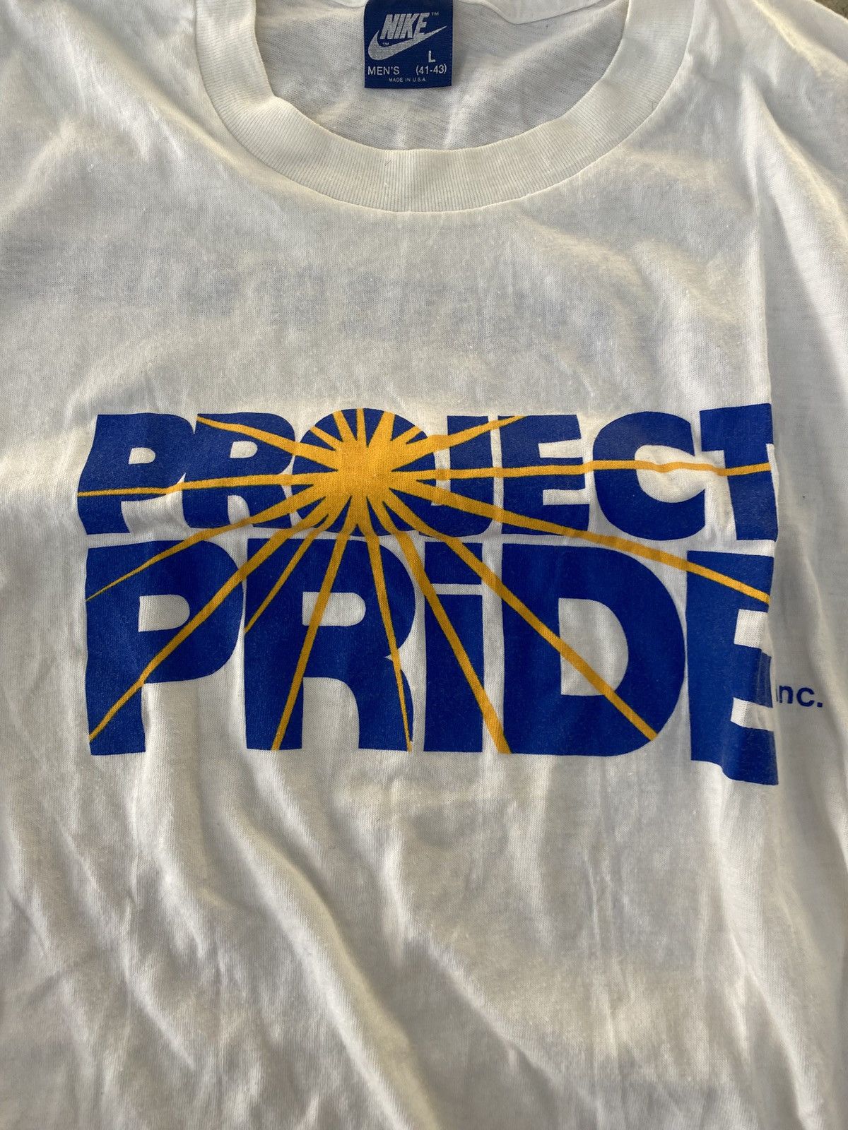 Nike Nike Vintage White Tee Project Pride Promo Size US L / EU 52-54 / 3 - 2 Thumbnail