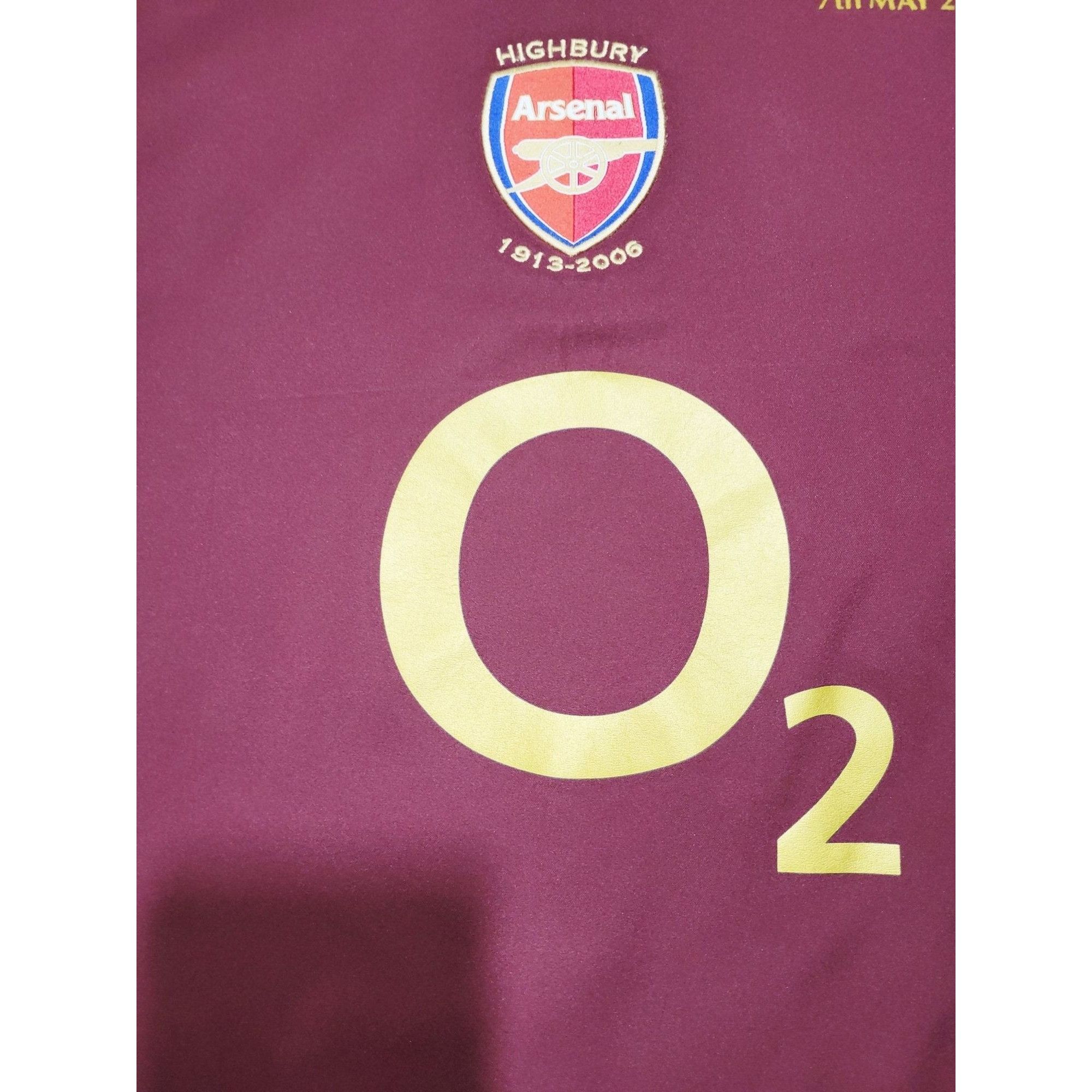Nike Henry Arsenal 2005 2006 HIGHBURY LAST GAME Soccer Jersey M Size US M / EU 48-50 / 2 - 3 Thumbnail