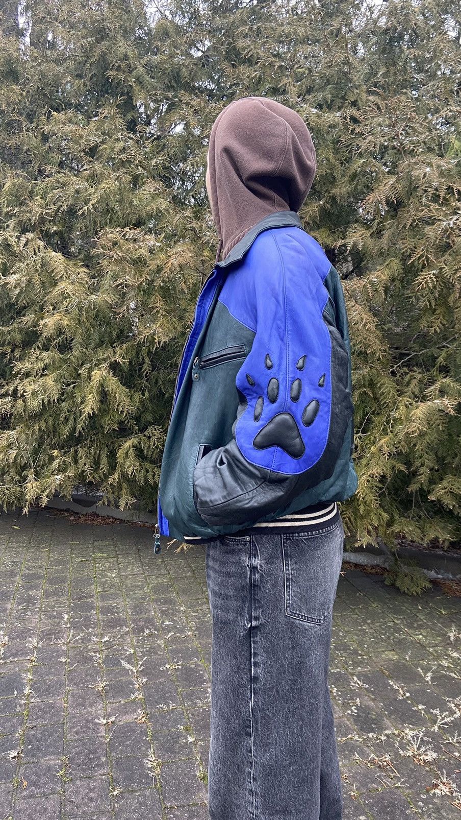 Michael Hoban 🟤Vintage American Basic Leather Jacket Like Michael Hoban🟤 Size US L / EU 52-54 / 3 - 3 Thumbnail