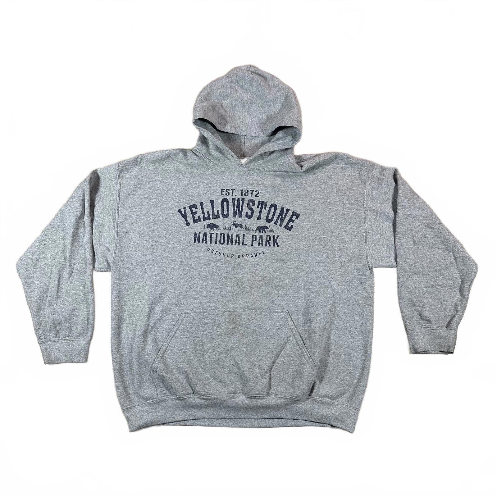 Other Yellowstone Unisex Hoodie Size Unknown Gray National Park Size US XL / EU 56 / 4 - 1 Thumbnail