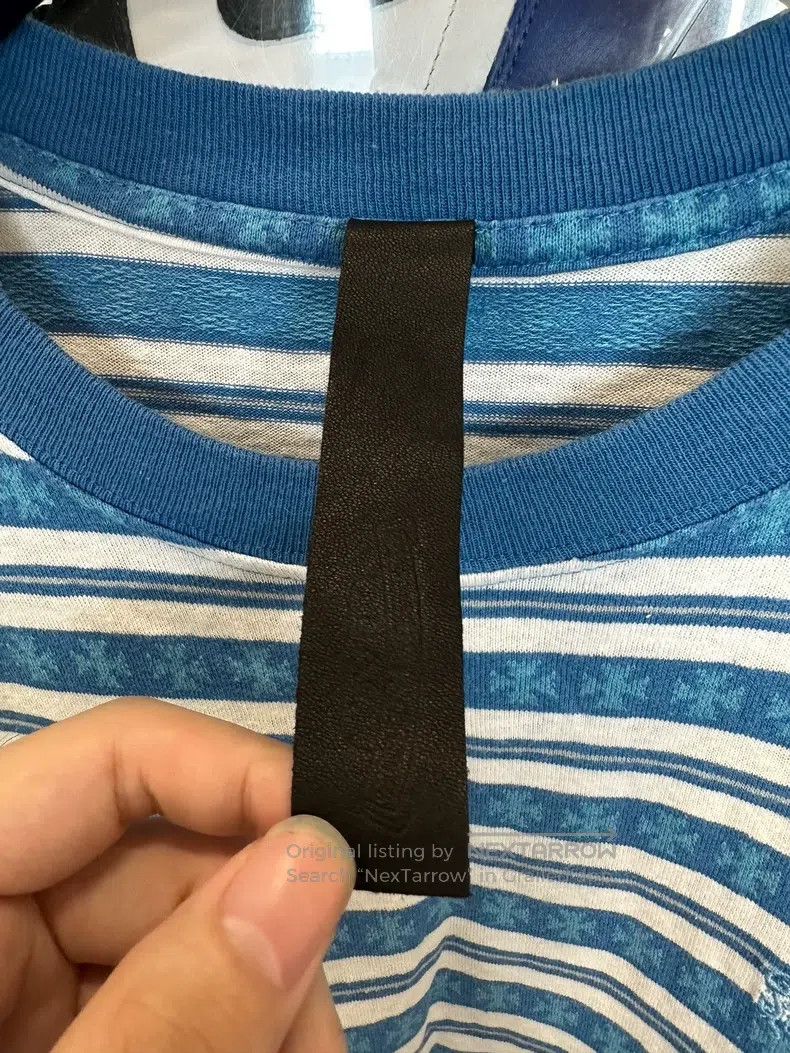 Chrome Hearts CHROME HEARTS Size L White and blue striped short sleeve Size US L / EU 52-54 / 3 - 4 Thumbnail