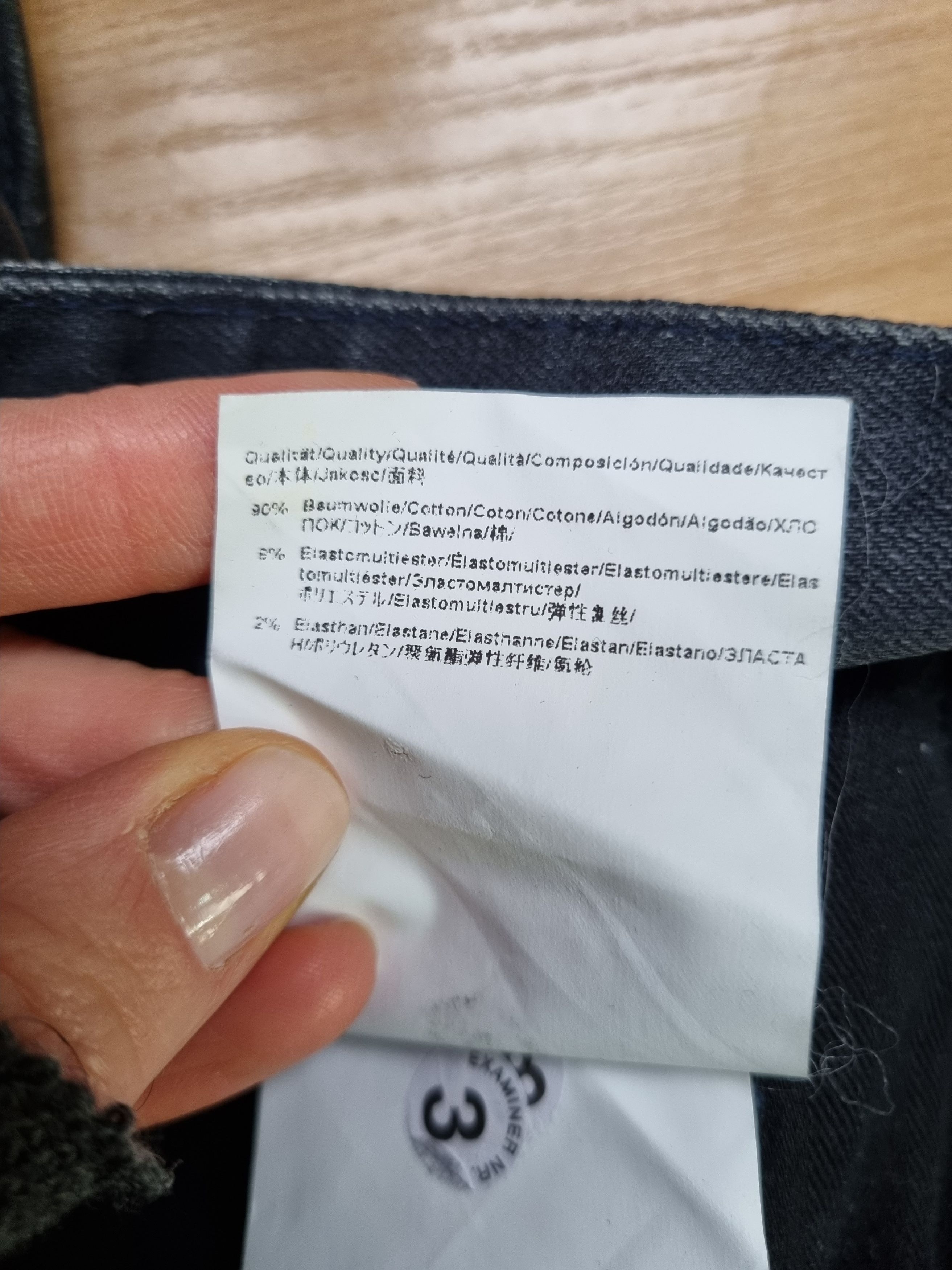 Hugo Boss Waxed Boss Orange 63 Denim Slim Fit Jeans Size US 36 / EU 52 - 13 Thumbnail