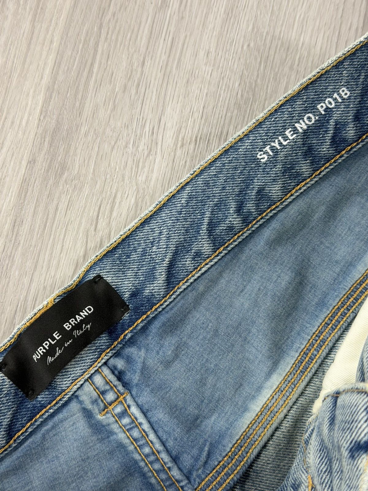 Purple Brand Purple Brand Pintuck Wide Leg Jeans Size US 32 / EU 48 - 3 Thumbnail