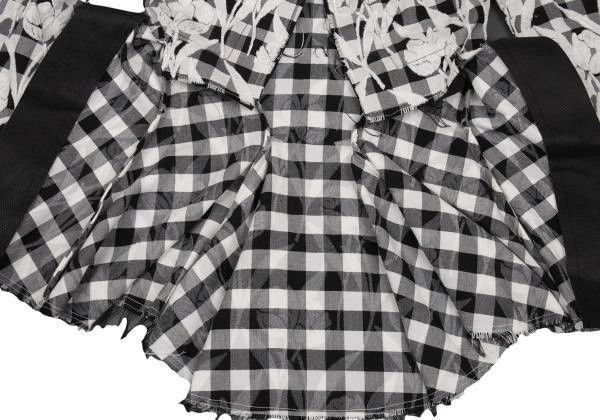 Comme des Garcons Comme des Garcons Black retro plaid flower coat Size M / US 6-8 / IT 42-44 - 8 Thumbnail