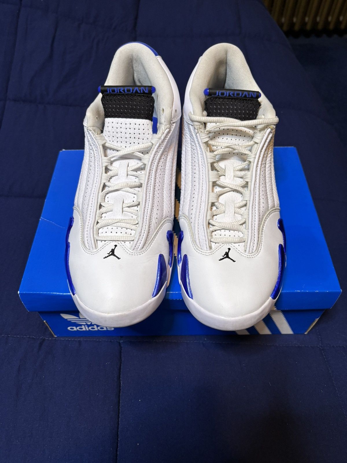 Jordan Brand Jordan 14 Retro Hyper Royal 2020 Size 10.5 Size US 10.5 / EU 43-44 - 2 Thumbnail