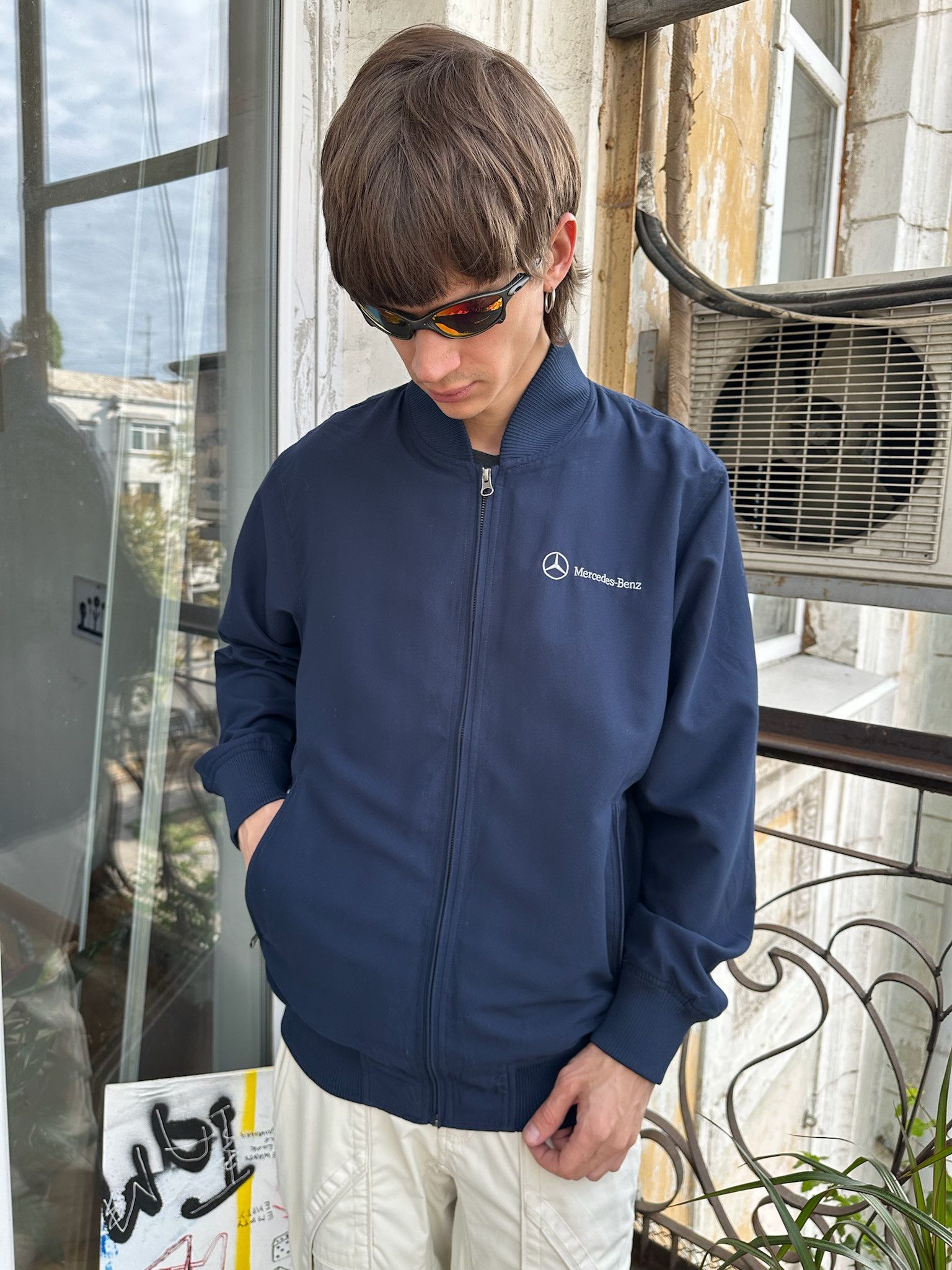 Mercedes-Benz Vintage mercedes benz jacket bomber Racing Formula Size US M / EU 48-50 / 2 - 1 Thumbnail