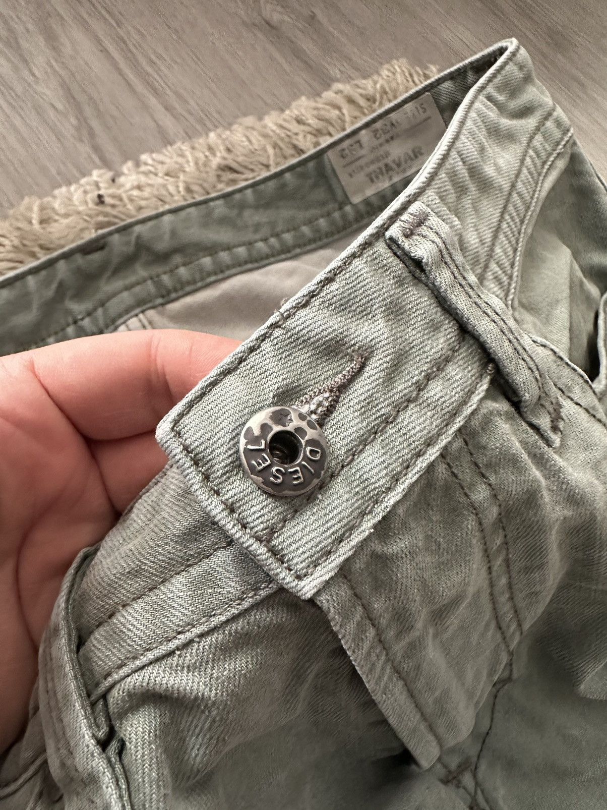 Other Diesel Thavar Plastic Effect Denim Pants Size US 32 / EU 48 - 6 Thumbnail