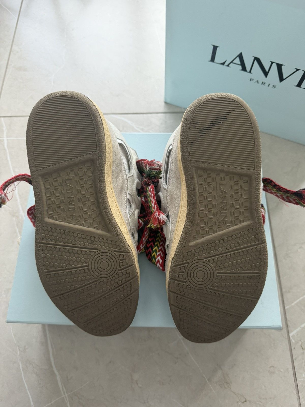 Lanvin Lanvin Curb Sneakers 'White' Size US 10 / EU 43 - 7 Thumbnail