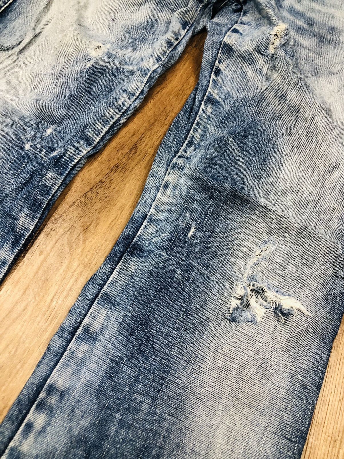 Diesel Diesel Industry Distress Jeans (35) Size US 27 - 8 Thumbnail