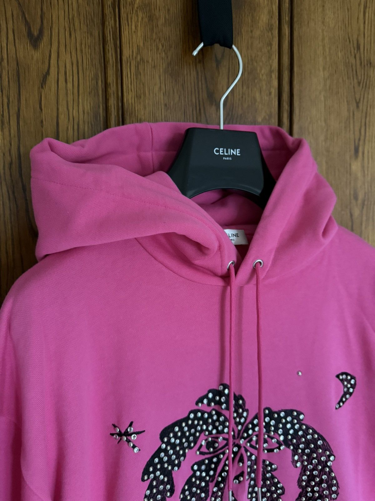 Celine $2.1k 🤑 FW22 Celine Lost Paradise pink studded embroidered Size US L / EU 52-54 / 3 - 12 Thumbnail