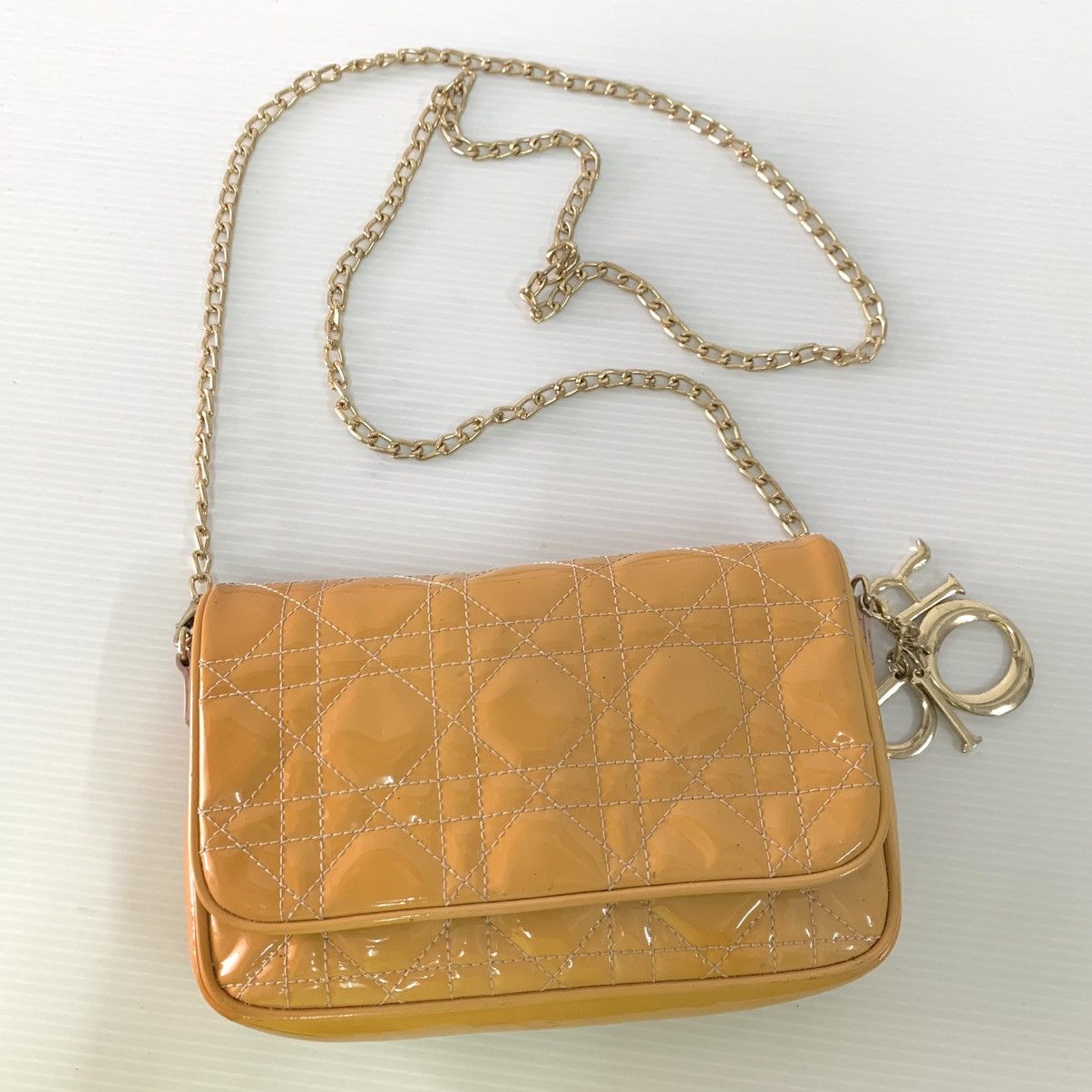 Christian Dior Monsieur Christian Dior Vernis Leather Sling Bag Size ONE SIZE - 2 Thumbnail