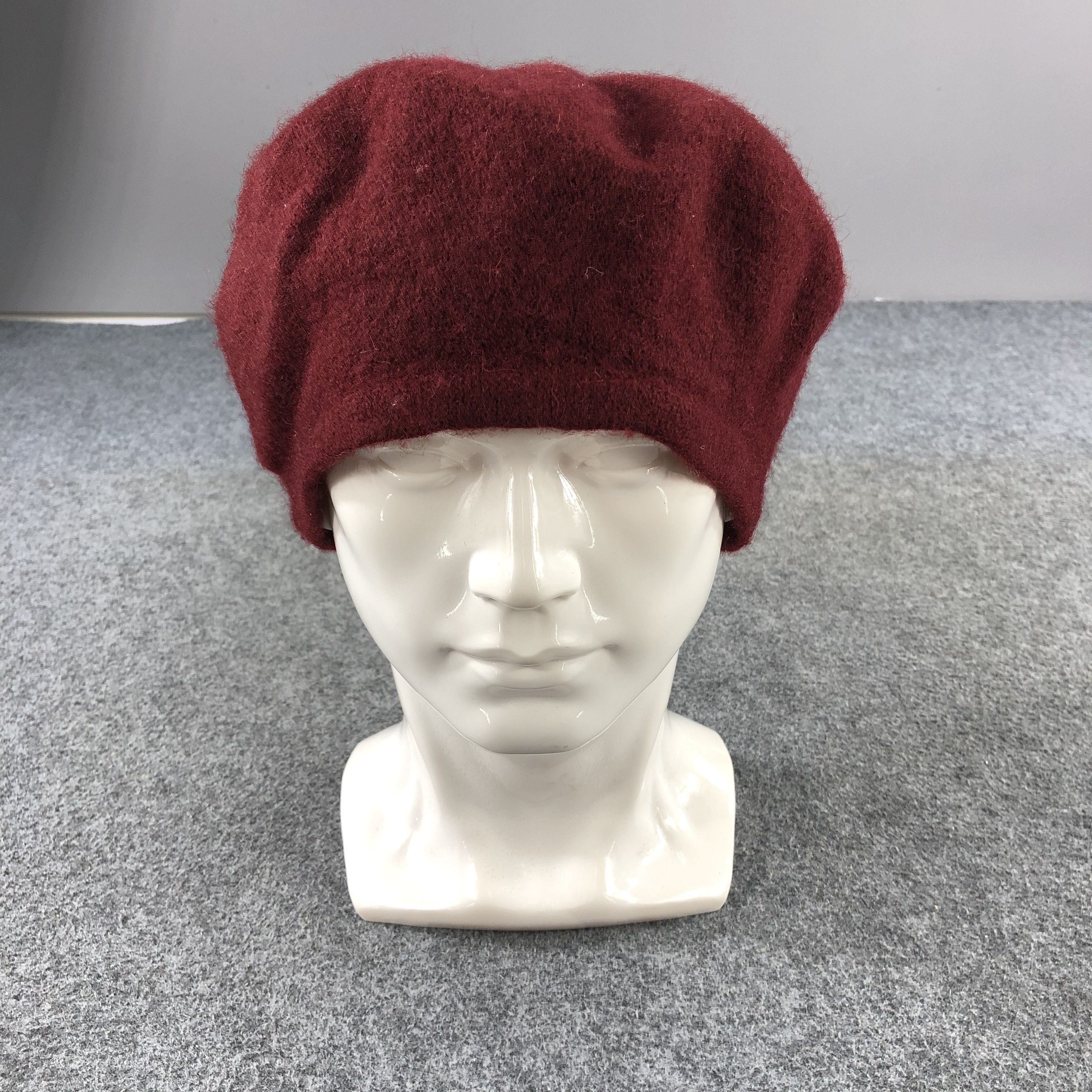 Japanese Brand Unknown Maroon Barret Beanie Snowcap Snow Hat B468 Size ONE SIZE - 1 Thumbnail