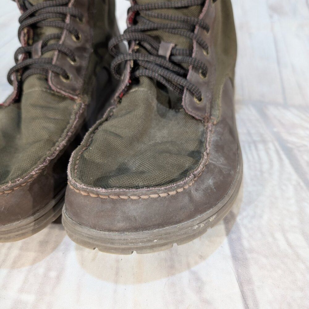 Other Lems Boulder Men's 12 Green Canvas Casual Retro Hiking Ankl Size US 12 / EU 45 - 2 Thumbnail