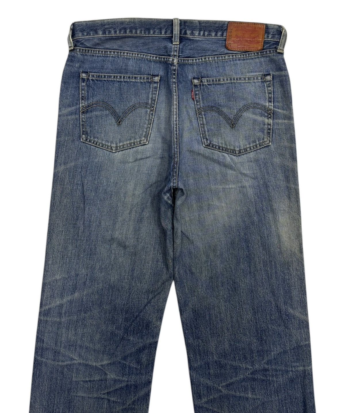 Levi's 🔥VINTAGE LEVIS 502 BAGGY DISTRESSED DENIM JEAN Size US 36 / EU 52 - 6 Thumbnail