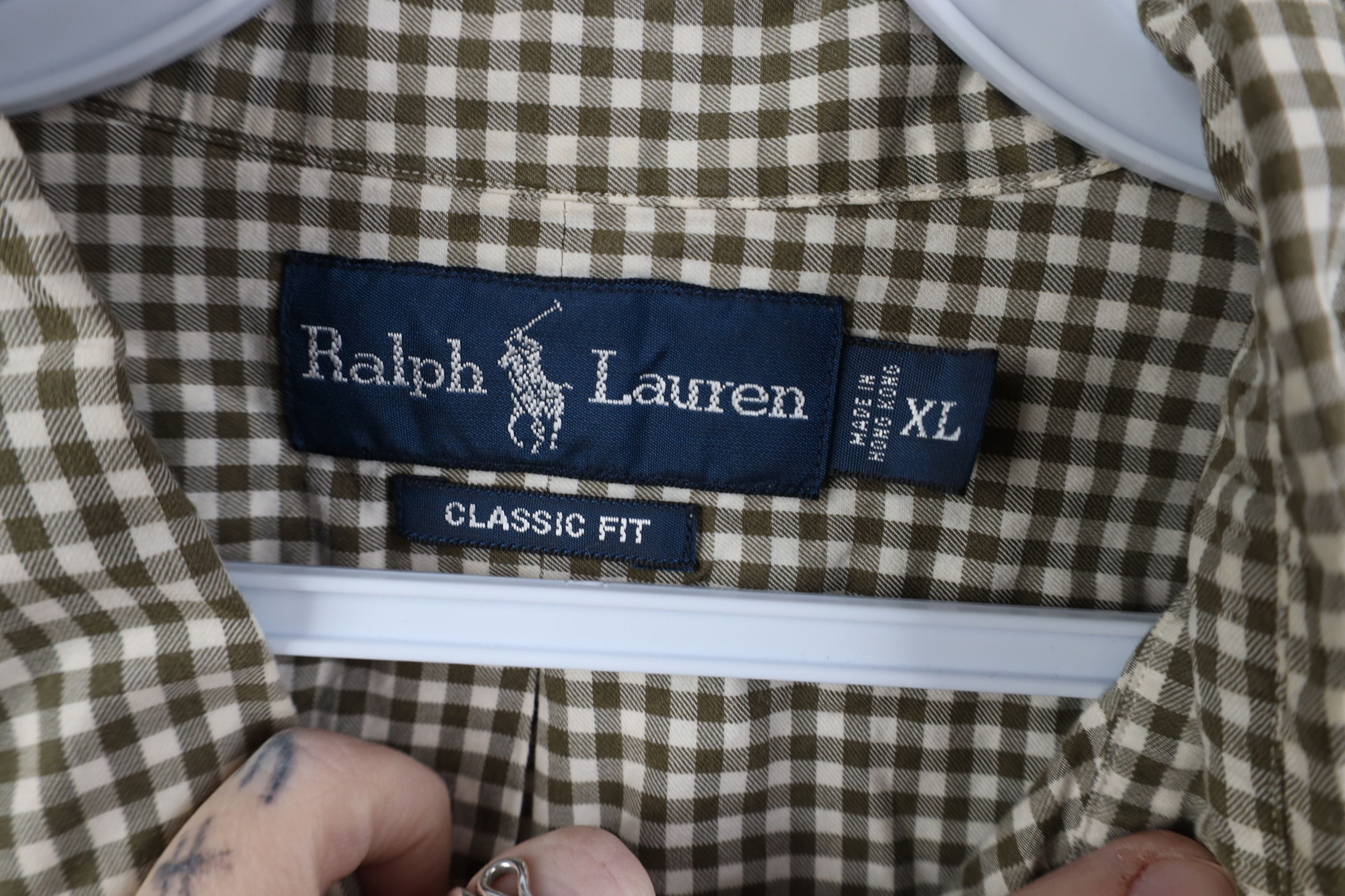 Ralph Lauren Vintage 90s Ralph Lauren Collared Button Down Shirt Cotton Size US XL / EU 56 / 4 - 7 Thumbnail