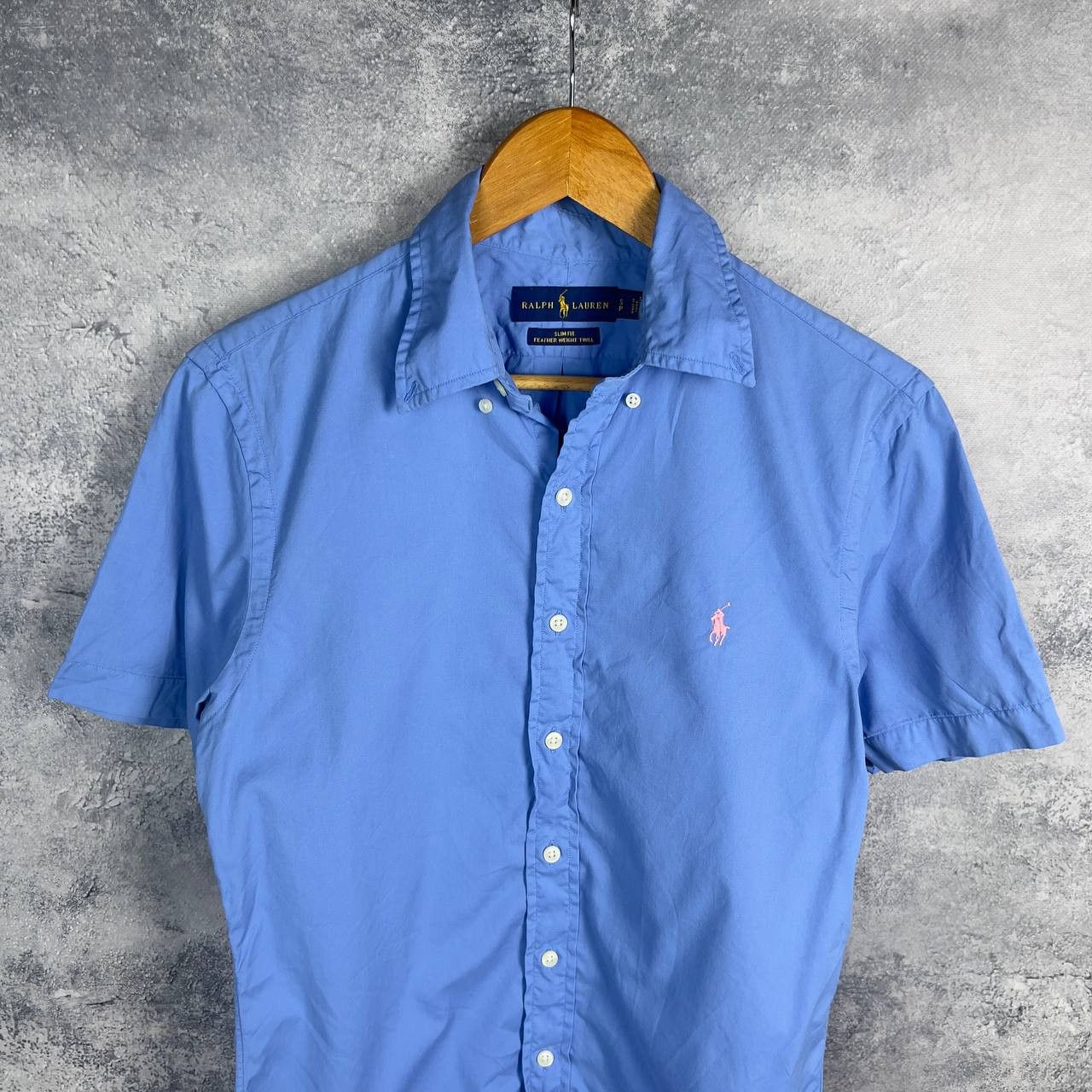 Ralph Lauren Ralph Lauren Shirt Men's Size S Blue Cotton Short Sleeve` Size US S / EU 44-46 / 1 - 2 Thumbnail