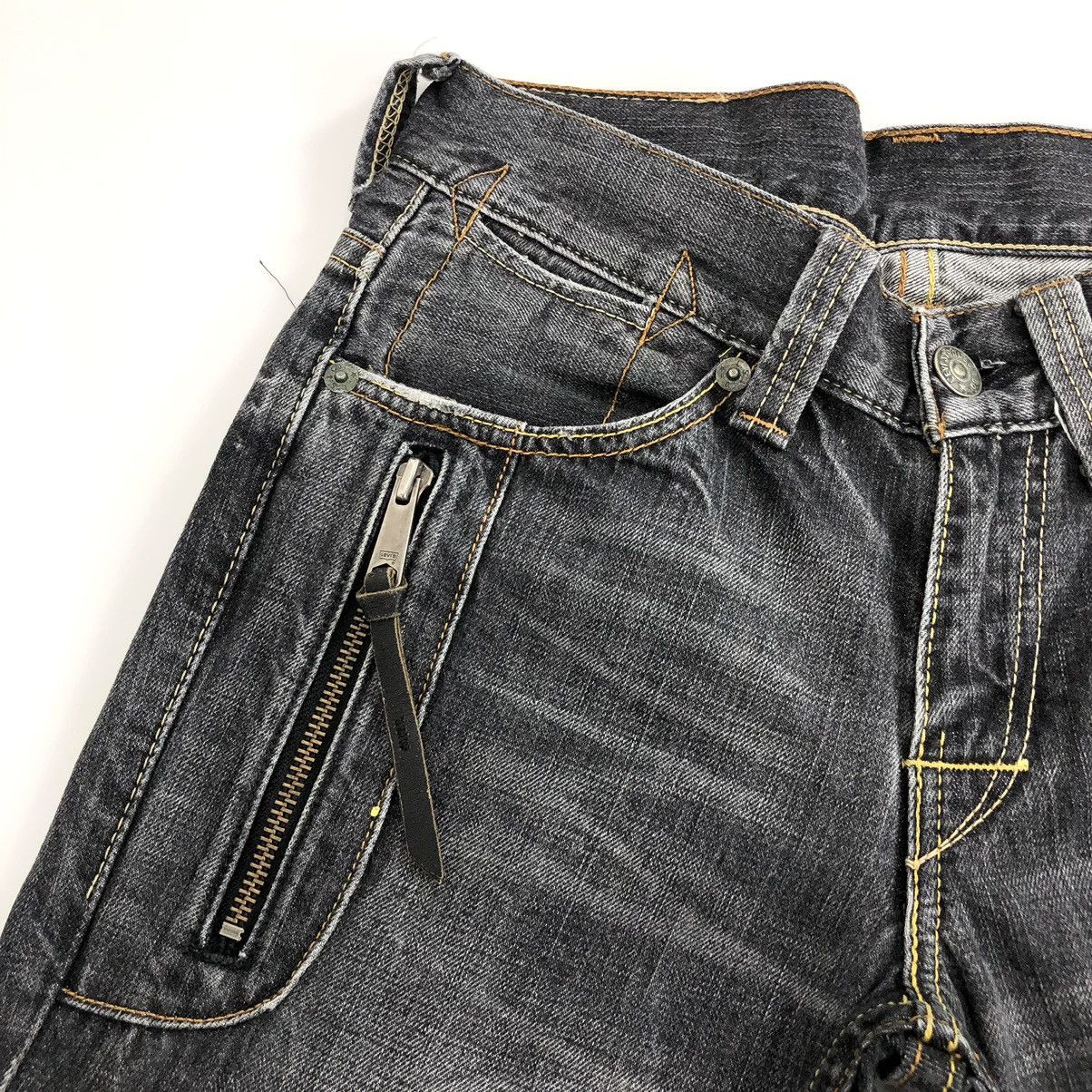 If Six Was Nine × Le Grande Bleu (L.G.B.) × Levi's Crazy Flare Jeans Levis 507 Multi Pocket Y2K Faded Pants Size US 32 / EU 48 - 5 Thumbnail