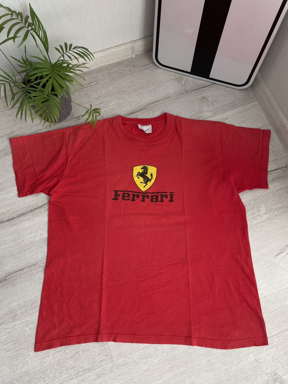 Designer Vintage 2000s Ferrari Big Logo Clasic Tee Carhartt Style Y2k Size US XL / EU 56 / 4 - 3 Thumbnail