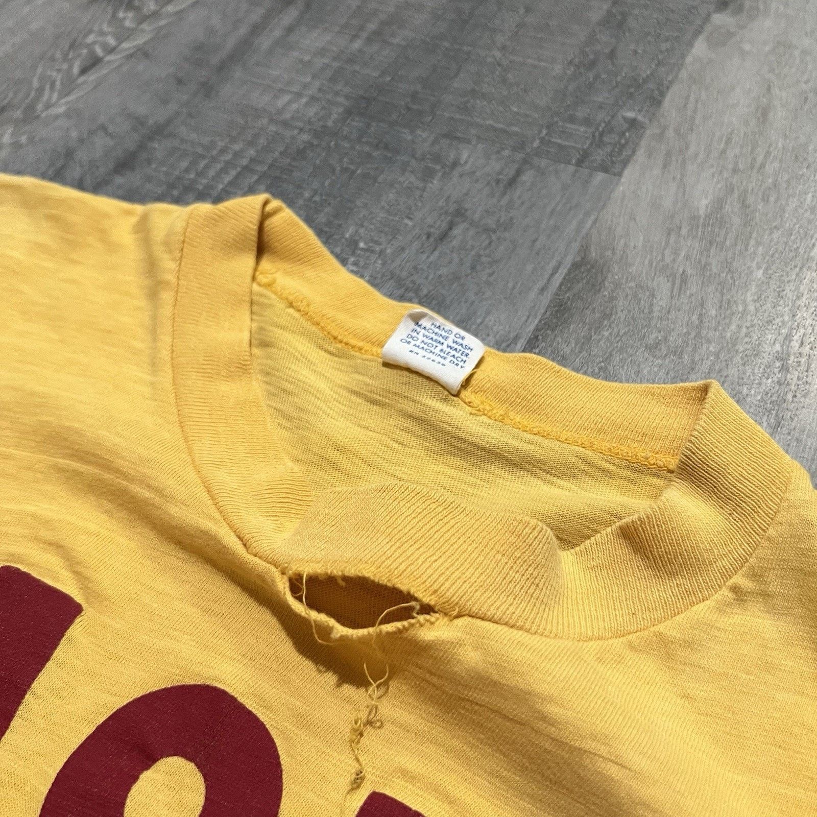 Other VTG 1970s Sun Devils Yellow ASU Sun Faded College Shirt Size US XL / EU 56 / 4 - 4 Thumbnail