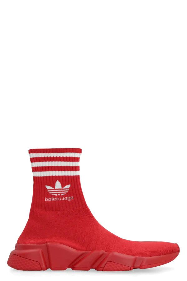 o1la1rc1a1023 BALENCIAGA / adidas Speed Sneakers in Red