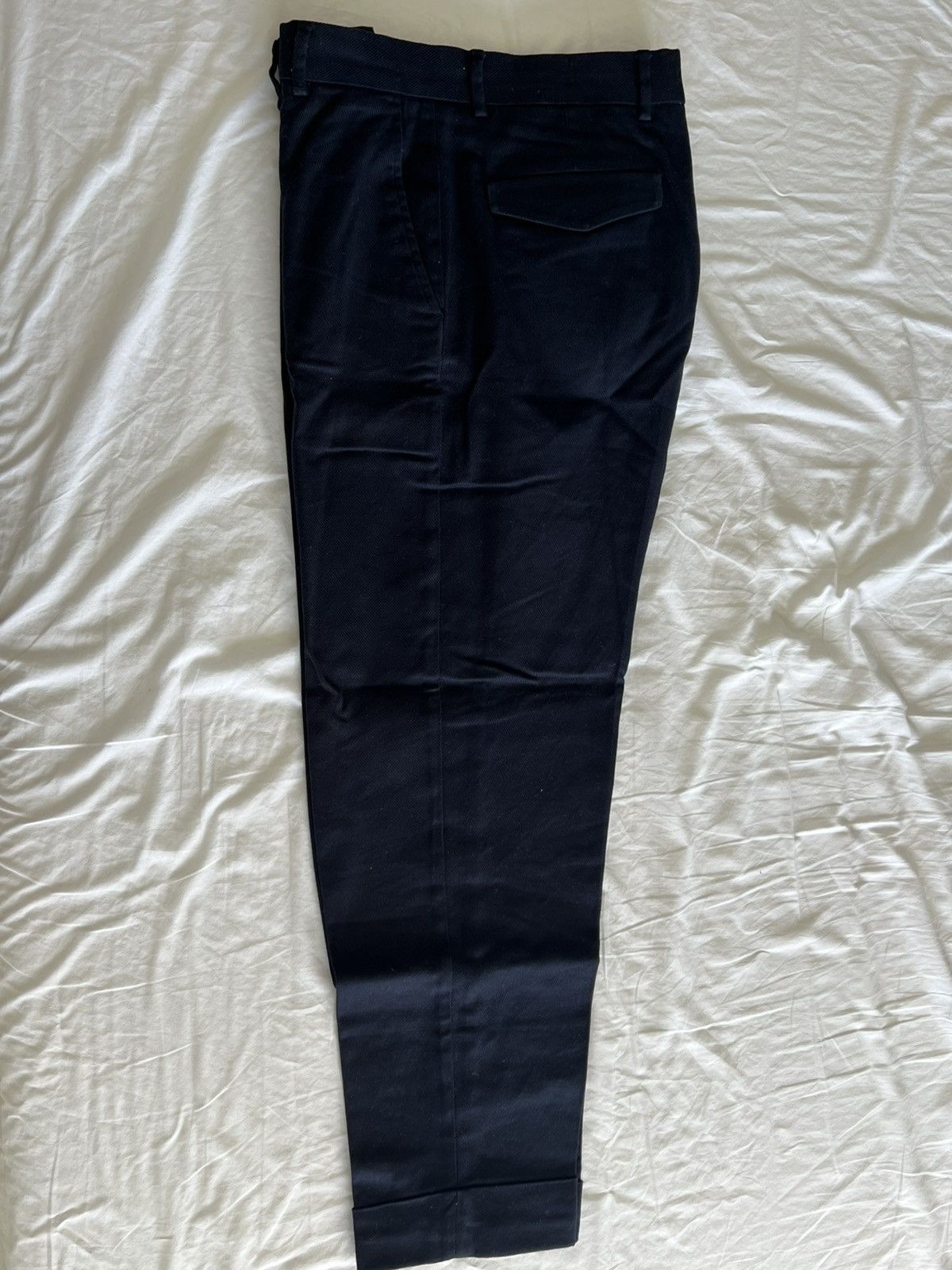 River Island Navy blue cropped pant Size US 32 / EU 48 - 1 Thumbnail