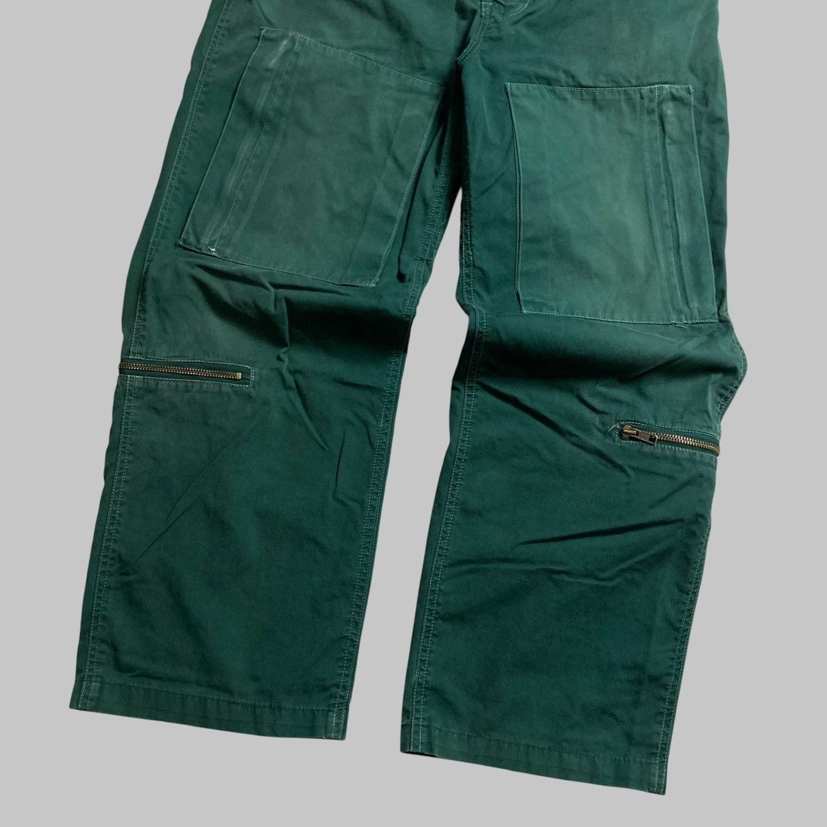 Japanese Brand HAS NO BONDARIES Cargo Pants Leopard Multi Pocket Japan Made Size US 33 - 5 Thumbnail