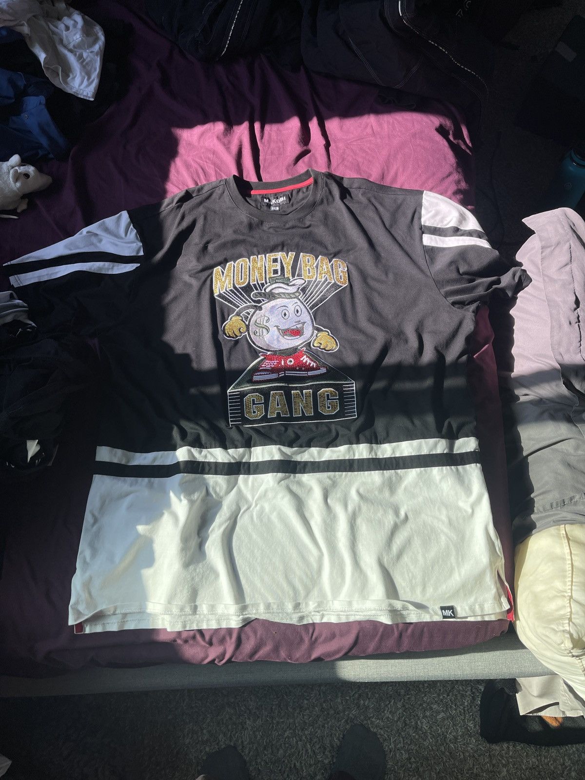 Vintage MONEY BAG GANG JERSEY Size US XXL / EU 58 / 5 - 1 Thumbnail