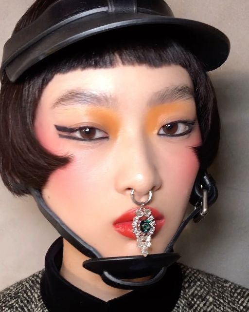 Gucci Runway Crystal G Nose Ring rare Grailed