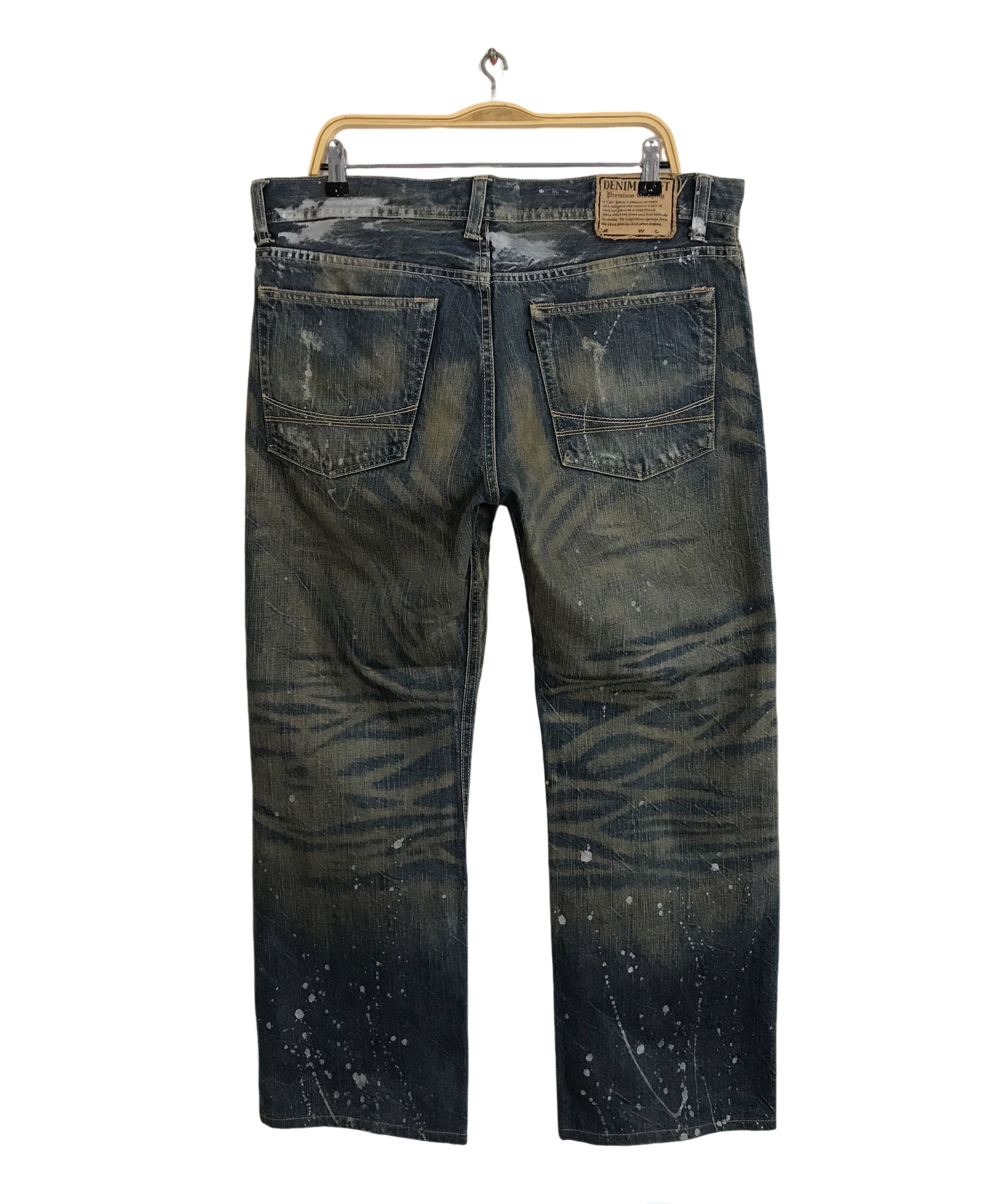 Japanese Brand × Vintage Vintage Denim Craft Premium Clothing Design Distressed Style Size US 37 - 2 Thumbnail