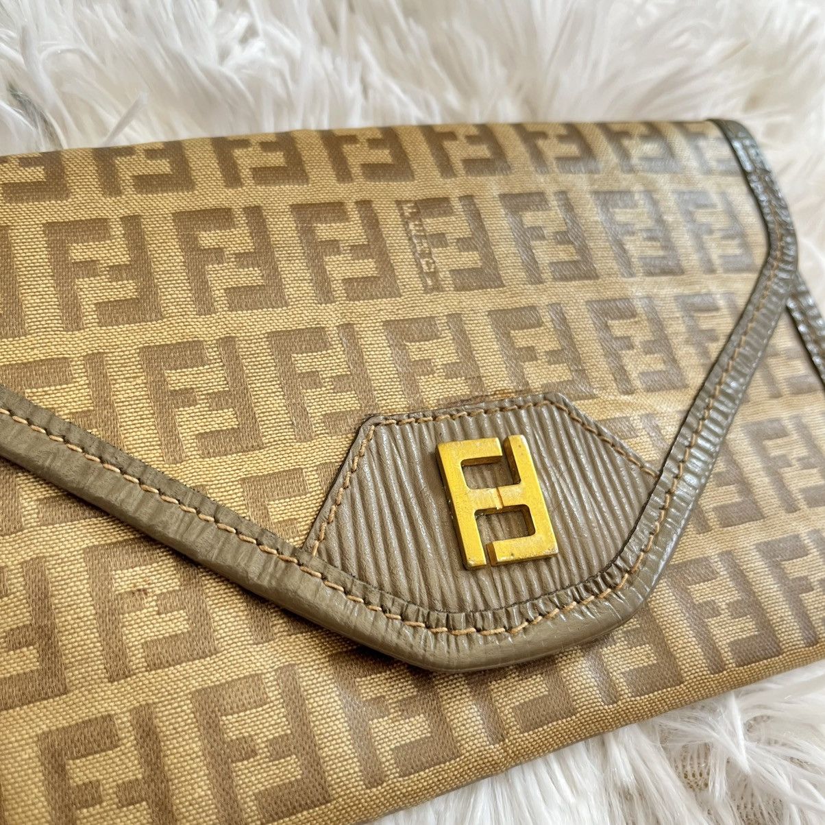 Fendi vintage Fendi Zucca envelope clutch bag Size ONE SIZE - 5 Thumbnail