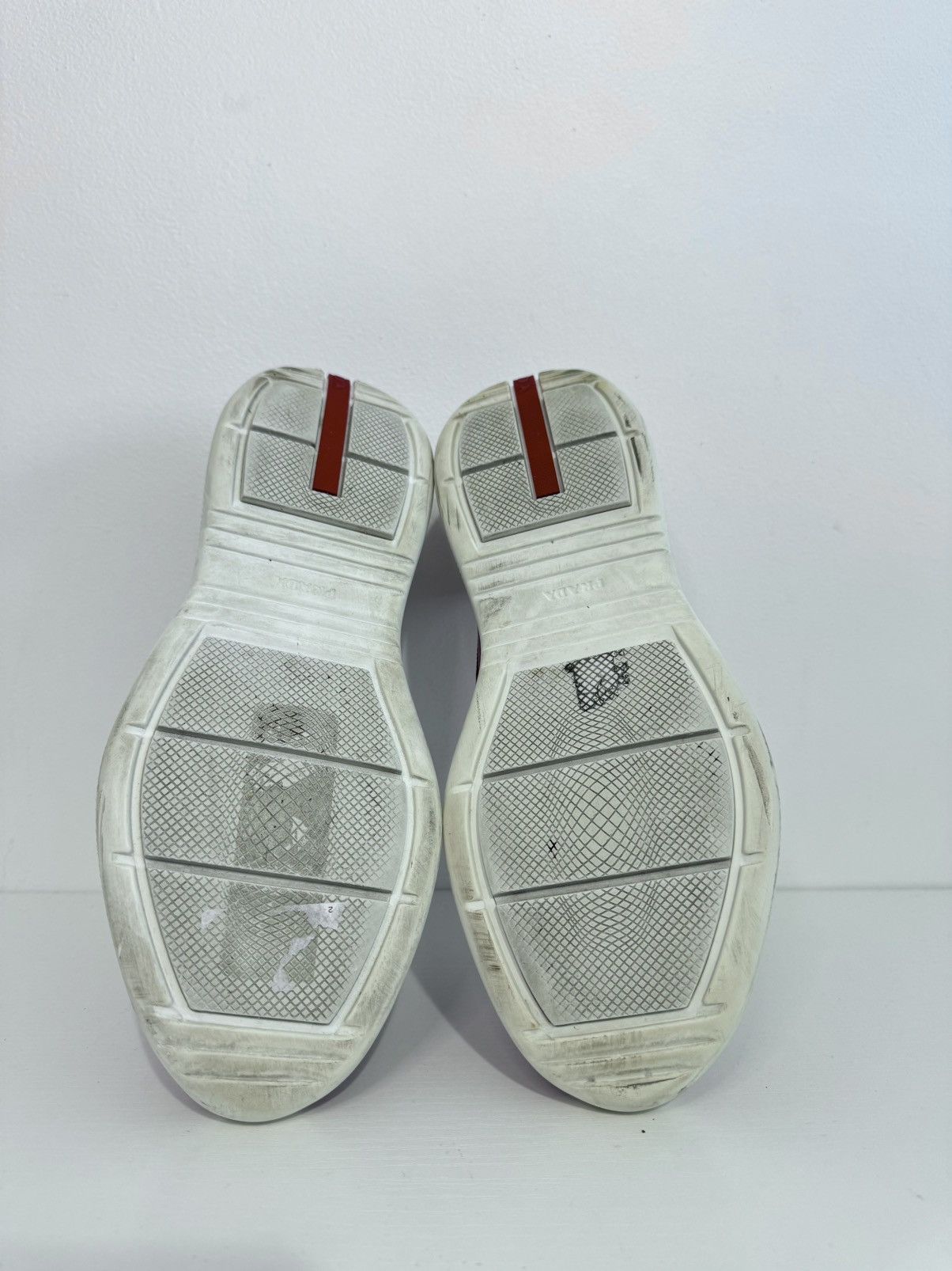 Prada Prada America’s Cup Red Patent Sneakers SZ 9.5/42.5 Size US 9.5 / EU 42-43 - 7 Thumbnail