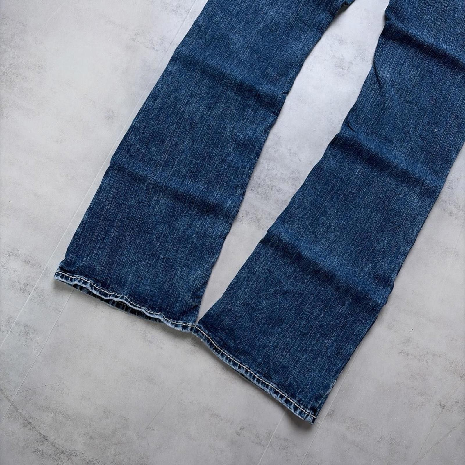 Silver Jeans Co. Y2K Blue Silver Jeans Grunge Suki Bootcut Denim Jeans Size 30" / US 8 / IT 44 - 3 Thumbnail