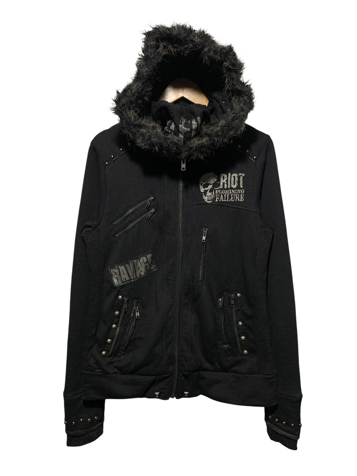 Sex Pot ReVeNGe SEXPOT REVENGE FUCKYOU RIOT BAD FILTH MASK SKULL FUR HOODIE Size US M / EU 48-50 / 2 - 4 Thumbnail